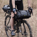 Waterproof Handlebar Bags Set 12L Bikepacking Bags Front 2 Dry Packs for MTB Road Bicycles Bike Packing Accessories